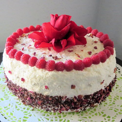 torta alla rosa ricetta