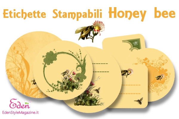 honey bee label printables free