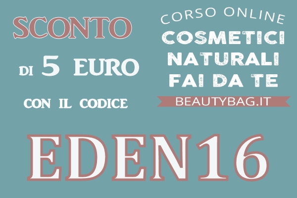 corso cosmetici fai da te beauty bag sconto