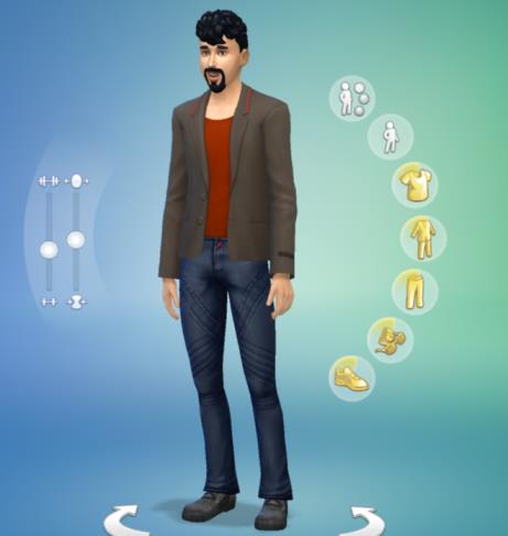 the sims4 al lavoro vestiti uomo