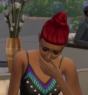 sims 4 al lavoro 4 malattie starnuto