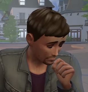 sims 4 al lavoro 4 malattie tosse