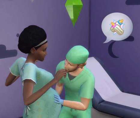 sims 4 al lavoro 6 gravidanza