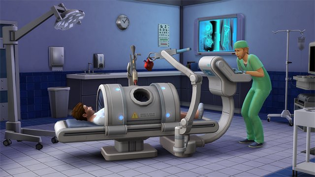 the sims4 al lavoro dottore