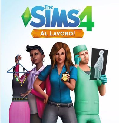 the sims4 al lavoro logo
