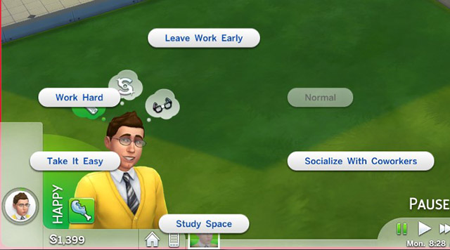 carriere-sims4-interazioni