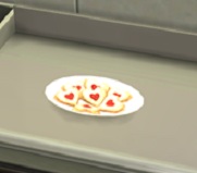 Biscotti a cuore del flirt