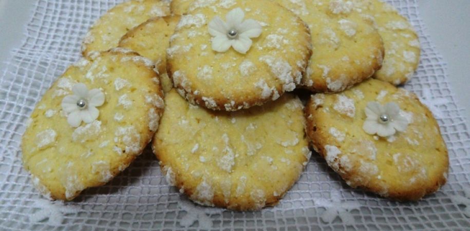 Lemon Crackle cookies