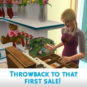 The Sims 4 al lavoro: grazie dei fiori!