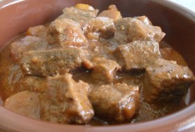 Spezzatino di carne con pepe nero del Senegal