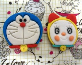 Biscotti manga di Doremi (Doraemon) decorati con pdz